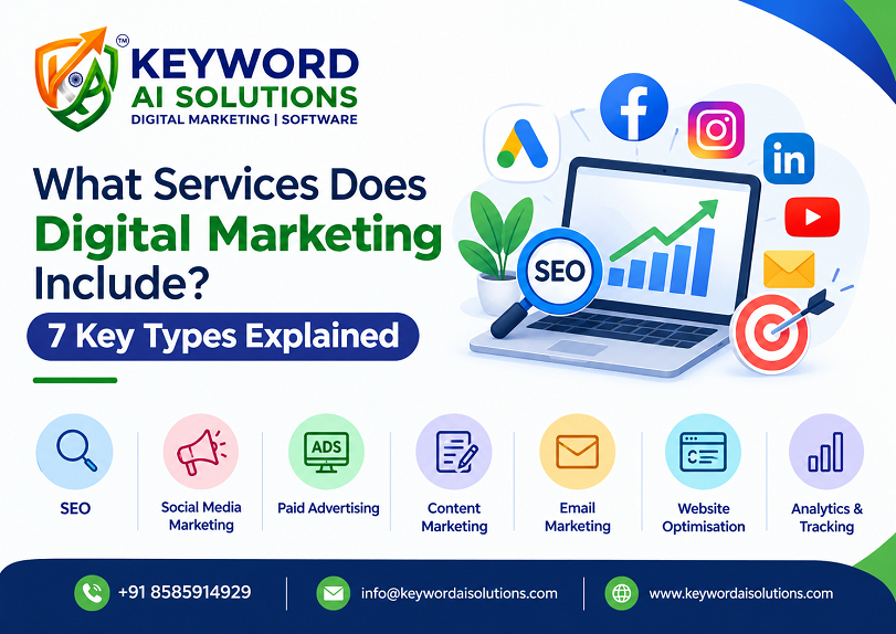 What Services Does Digital Marketing Include? 7 Key Types Explained