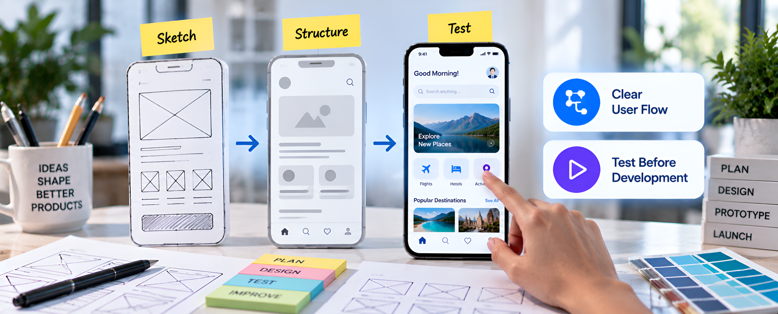 Wireframing & Prototyping